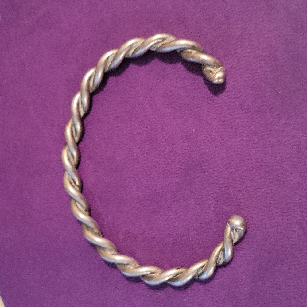 Copper base silver plate bracelet